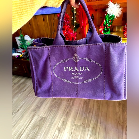 Prada canvas tote - Picture 1 of 11